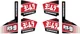 Yoshimura RS-9 Decal Sticker Set 6pcs For Honda CRF250R 2018-2021 RS9-NB004