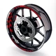 Red 17 inch Rim Decal Stickers GP01 Kit For Yamaha FZ10 MT-10 18 19 20 21