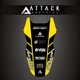 Attack Graphics Renegade Rear Fender Decal Yellow