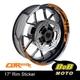 ORANGE AA01 17" Wheel Rim Decals Sticker For Honda CBR600RR 03-20 15 16 17 18 19