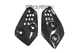 2015 - 2017 Yamaha FZ07 MT07 100% Full Carbon Fiber Heel Plates