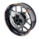 P05B For Suzuki SV 650X 2019-2020 Orange Rim Tape Sticker