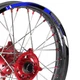For Suzuki DR200S 19 20 21 22 23 21/18 inch MX Dirt Bike Blue Wheel Stickers A01