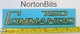06-2019 NORTON 750 COMMANDO DECAL GOLD TEXT BLACK LINED WATERSLIDE - SIDE PANEL