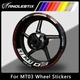 Reflective Motorcycle Wheel Sticker Rim TapeDecals Graphics  For YAMAHA MT03
