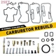 2set Repair Kit Carburetor Gasket Rebuild For Honda CRF250X 2004-2009 2012 2013-
