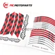 For Honda CBR600RR 2003-2022 17 18 19 20 21 22 Red Wheel Sticker AA01 Kit