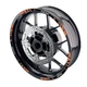 P02B For Yamaha YZF R1M 2015-2020 Orange Motorcycle Rim Decal Kit 19 18 17 16