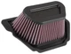 K&N YA-1015 High‑Flow Air Filter for Yamaha YZF‑R1 / MT‑10 / YZF‑R1M (2015-2025)