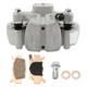 Rear Left Brake Caliper w/pads for Honda Pioneer 1000 1000-5 16-23 Talon 1000X/R