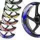For Suzuki GSXS750 V-STROM 250 SV650X Blue Motorcycle Rim Decal Sticker GP07