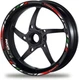 Motorcycle Wheel Decals Rim Stickers Ducati Panigale 899 959 1199 1299 Red