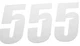 Dcor Slash Plate Number #5 4"H White 3-Pack