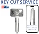 KEY CUT + KW14R Kawasaki Motorcycle Blank Key Fits Vulcan KLR KLX 1979-2009