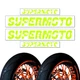 Inner Rim Stickers Supermoto 17" Tape Y01 For Honda XR 250SM 03 04 05 XR250 SM