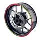 For Honda CBR650R 19-24 23 22 21 20 Edge Rim Stickers 17 inch Y01B Red Green