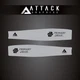 Attack Graphics Renegade Swing Arm Decal Grey For Kawasaki KX450SR 2023