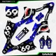 Blue Savage Camo Racing Graphics Kit fits 22-25 Kawasaki KX85 Kx 85 Decal Kx112