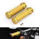 Anodized Handlebar Grips 56206-96 56220-94A For Harley Dyna Fat Bob FXDF 2008-17