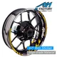 Racing 17 Inch Wheel White Rim Stickers AA01 For Yamaha YZF R6 99-20 16 17 18 19