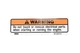 New OEM Yamaha 6R7-83623-40-00 Warning Label Decal NOS
