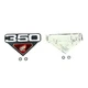 Air Cleaner Side Cover Emblems Right/Left Hand for Honda CB/CL350 72-73 17-90360