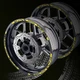 Yellow 17'' Rim Wheel Sticker Decal Strip Tape W01B For Yamaha FZ07 MT-07