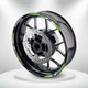 Green 17'' Rim Wheel Sticker Decal Strip Tape P05B For Suzuki Bandit GSF 1250