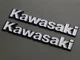 Kawasaki Z1000MK2 Z750FX1 Genuine Tank Emblem Set 56014-1038 New Unused