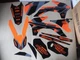 FLU DESIGNS PTS6 TEAM GRAPHICS KTM EXC EXCF XCFW XCW 2014 2015 2016 125-500