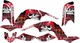 YAMAHA RAPTOR 660R full graphics kit RED..THICK AND HIGH GLOSS
