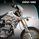 Suzuki Drz 400sm 400s 400 kit decals graphics Stickers Supermoto CUSTOM Name