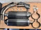 09-14 Yamaha YZF R1 M4 Dual Carbon Fiber Slip On Exhaust Muffler Pipes NICE!!!