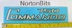 06-3184 NORTON 750 COMMANDO DECAL SILVER TEXT BLACK LINED WATERSLIDE SIDE PANEL