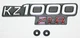 Kawasaki KZ1000D1 1978 KZ1000D3 1980 Side Cover Emblem w Clips 56018-1020 NEW