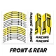 JAZZ19 17'' Rim Wheel Stickers Decal Graphic Kit Set For Honda CB650R 19-20