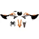 Dcor 20-30-105 COR 9 fits KTM&trade; Complete Graphics Kit - Black
