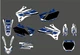 Fits Yamaha YZF250-450 2006 to 2009 yzf450 yz250f graphic kit stickers YZF