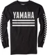Factory Effex Yamaha Racer Long Sleeve Tee Shirt - Black - Large 23-87214