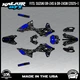 Graphics Kit for Suzuki DR-Z4S DR-Z4SM DRZ4SM 2025 2026 Shatter-BLUE-SHIFT