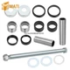Rear Swing Arm Bushing Bearing Bolt Seals Rebuild Kit for Yamaha YFS200 Blaster