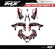 Fits YAMAHA YFZ450R 450X (2014 to 2024) graphic kit decals stickers racing yfz