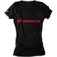 Factory Effex Honda Horizontal Women's T-Shirt - Black - Large 16-88344
