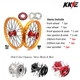 KKE Dirt BIke Wheels for Honda XR400R 1996-04 XR600R Red Silver Gold Black Hubs