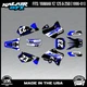 Graphics Kit for Yamaha YZ250 YZ125 (1996-2001) YZ 250 YZ 125 Evader - Blue