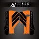 Attack Graphics Renegade Lower Fork Guard Decal KTM Orange For KTM 250 SX-F 2025