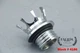 2016 Harley Road King AFTERMARKET Fuel Gas Cap Filler Lid CHROME CROWN #4186