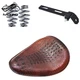 Bobber Motorcycle Solo Seat Spring For Honda Shadow Spirit ACE VT 1100 750 Brown