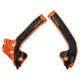 Acerbis X-Grip Frame Guards KTM 85 SX 17/14 2018-2024 Orange/Black 2686045225