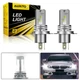 AUXITO H4 9003 HB2 LED Bulbs 200% Brighter 6500K HID White Hi/Lo Beam Headlights